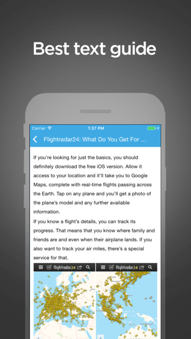 Guide for Flightradar24 - Flight Tracker screenshot 2