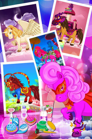 Handsome Unicorn Prince – Little Pet Pony Beauty Salon Game screenshot 4