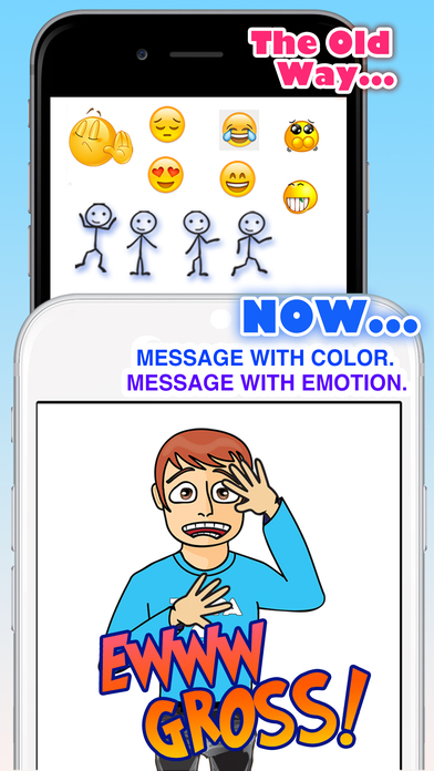 Bit Emoji (BitEmoji) Real Emotion Texting Stickers screenshot 2