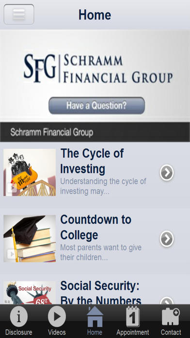 Schramm Financial Group screenshot 2