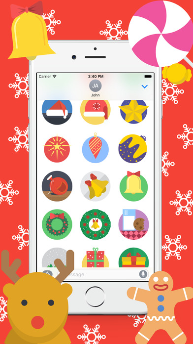 Christmas Stickers - Stickers Pack screenshot 3