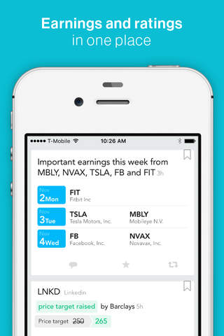 Tradewise - stock alerts and financial news app screenshot 3