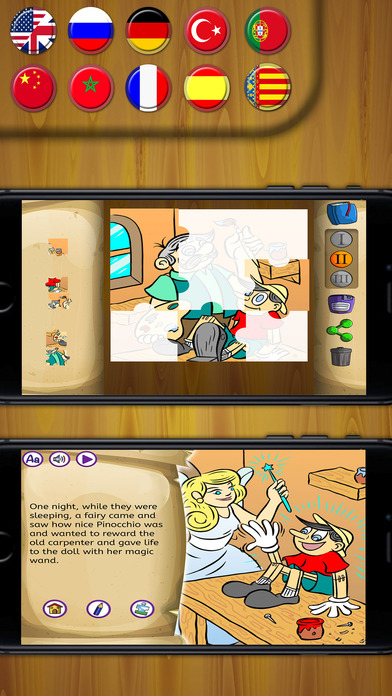 Pinocchio classic stories & Interactive book - Pro screenshot 2