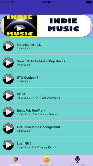 Indie Music/IndieSongs screenshot 2