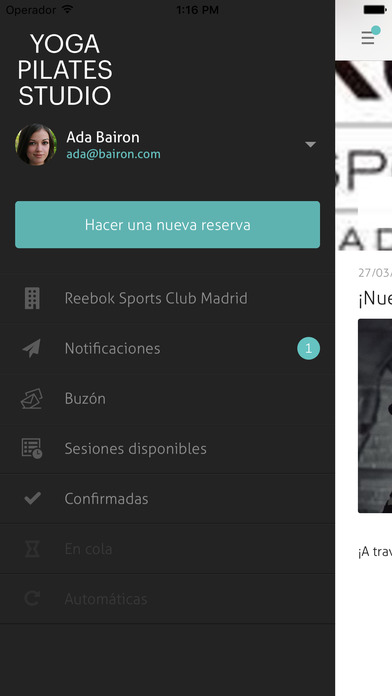 Reebok Sports Club Madrid screenshot 4