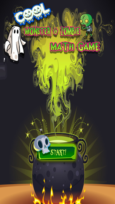 Cool Monster & Zombie Math game - made for kids screenshot 3