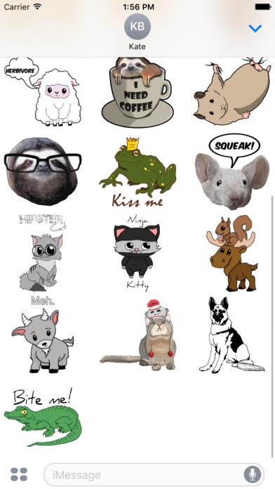 Animal Instinct - Redbubble sticker pack screenshot 3