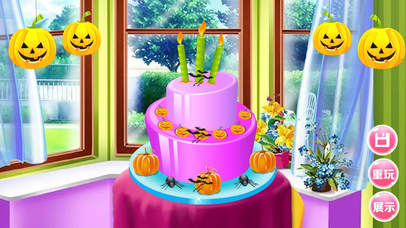 万圣节派对-节日蛋糕装饰女生换装游戏免费 screenshot 3