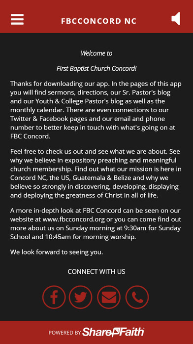 FBCConcord NC screenshot 2