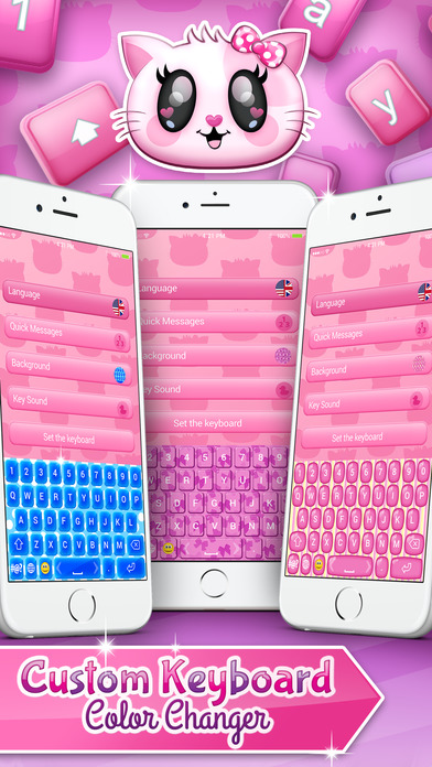 Custom Keyboard Color Changer Themes with Emoji screenshot 2
