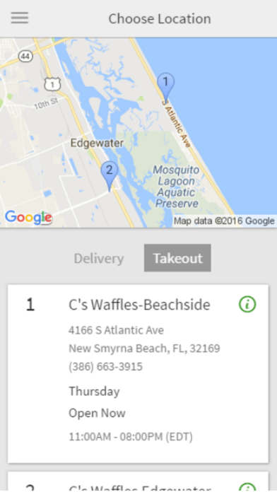 C's Waffles Ordering screenshot 2
