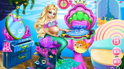 美人鱼梦幻宫殿：公主设计搭配城堡宝宝游戏 screenshot 4