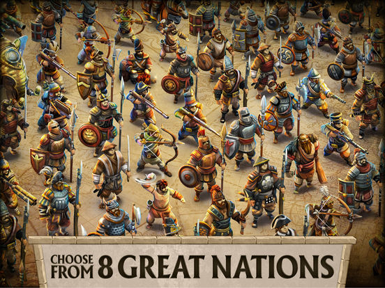 Screenshots of DomiNations for iPad