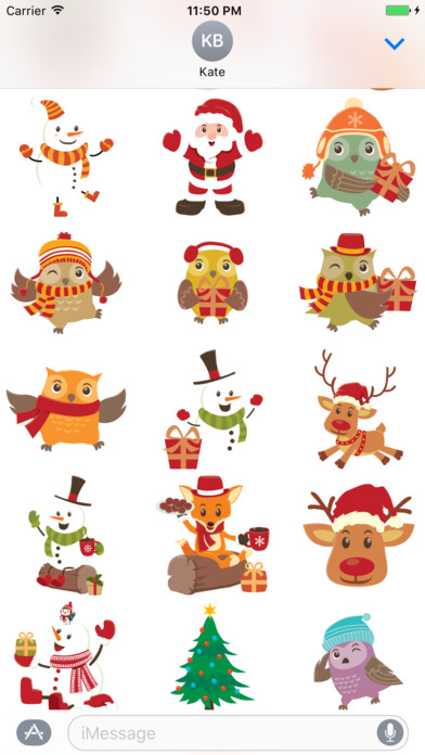 Merry Christmas Stickers Collection Vol 01 screenshot 4