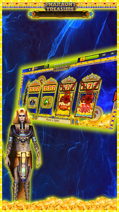 Free slot Game: Pharaohs Treasure screenshot 3