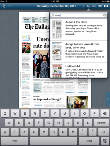 The Dallas Morning News screenshot 2