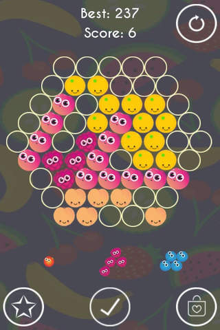 Hex Match - Hexagonal Fruits Matching Game… screenshot 4