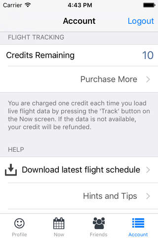 RosterBuster - app for family members to track airline flight crew screenshot 4