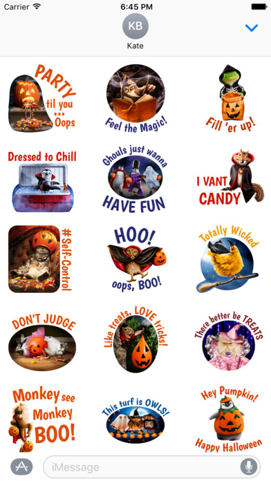 Avanti's Halloween Hoopla Stickers screenshot 2