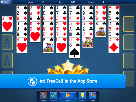 Screenshots of FreeCell Free for iPad