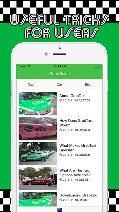 Guide for Grab - Car, Taxi, Bike Booking App screenshot 2