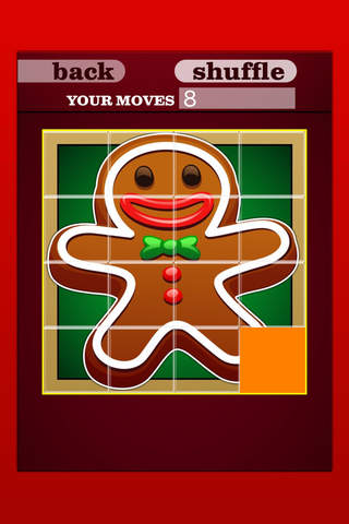 Cute Christmas Sliding Puzzle - Free screenshot 2
