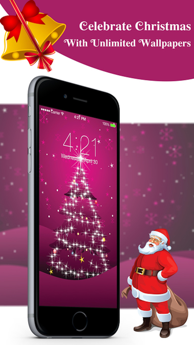 Christmas Live Wallpapers™ & Custom Backgrounds HD screenshot 4
