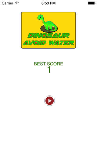 Dinosaur Avoid Water screenshot 2