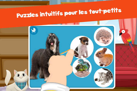 Little Pets Toddler Jigsaw Sound and Memo Puzzle screenshot 2
