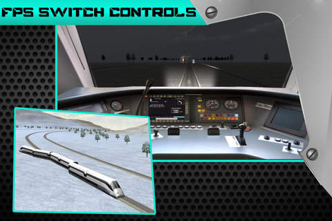 Blizzard Train Simulator 3D screenshot 2