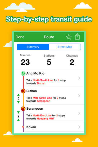 Singapore Transport Map - MRT Map & Route Planner. screenshot 4