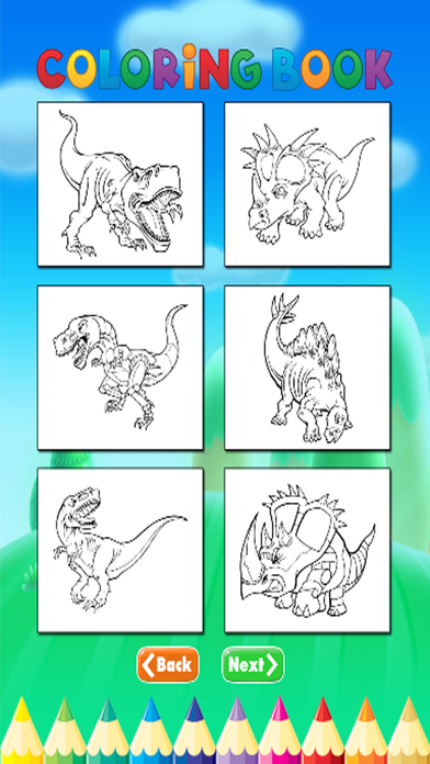 Dinosaur Art Coloring Book - Activities for Kids screenshot 4