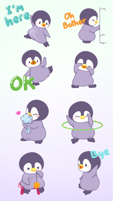 Penguin Bo 2 Animated Bird Stickers for Messages screenshot 4