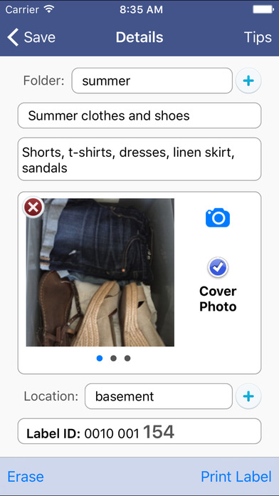 Livible Labels - finding your items is easy! screenshot 4