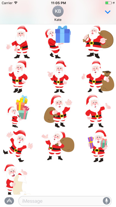 Santa Claus - Merry Christmas Sticker Vol 14 screenshot 4