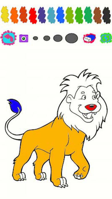 Lion Kids Coloring Best Version screenshot 3