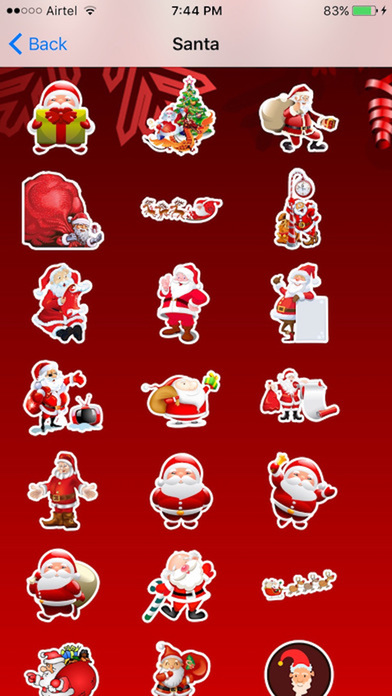 GO SMS Holiday Emoji Christmas screenshot 3