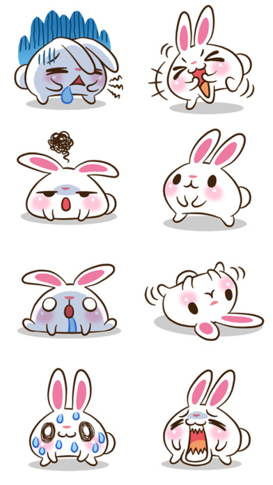 Mr. Rabbit Stickers! screenshot 3