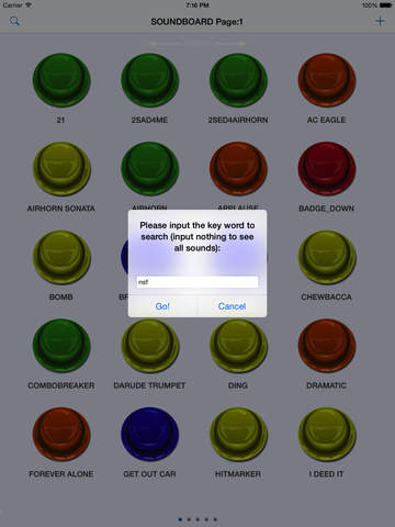 Screenshots of MyInstants SoundBoard - 1000 Funny Sound Effect Button for MLG and Vine for iPad