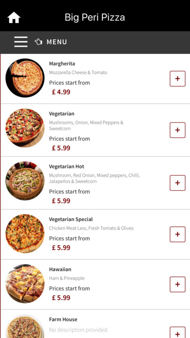Big Peri & Pizza, Cradley Heath screenshot 2
