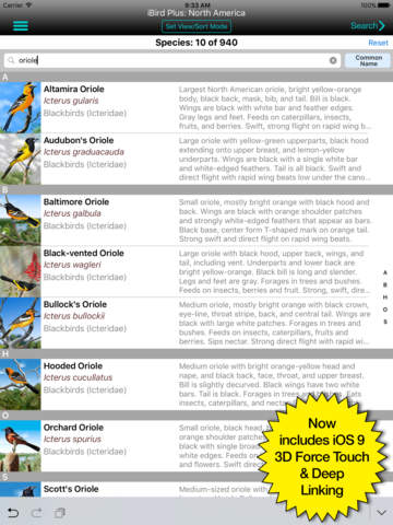 iBird Plus Guide to Birds
