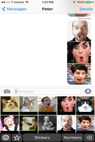 Wow and Surprised Faces Emoji: Keyboard Stickers and Chat Icons screenshot 2