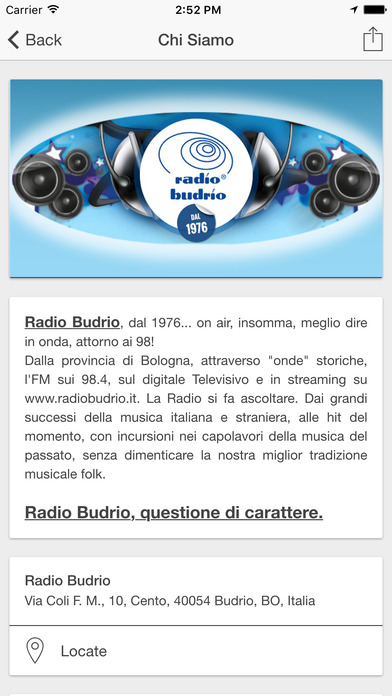 Radio Budrio screenshot 2