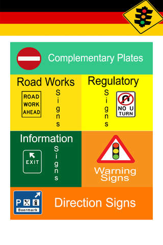 German Road Traffic Signs (Verkehrszeichen Deutschen) screenshot 2