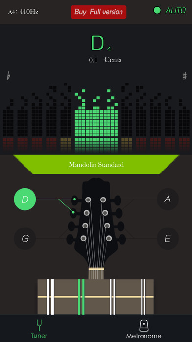 mandolin tuner and metronome - mandolin tuner free screenshot 2