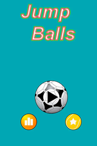 Rolling Balls Jump Moving Down Game Sky screenshot 3