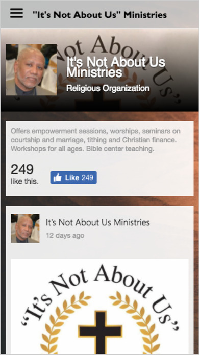 "It's Not About Us" Ministries screenshot 3
