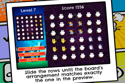 Halloween Kitty Cat Match Puzzle - PRO - Slide Funny Cats To Match Pattern screenshot 2