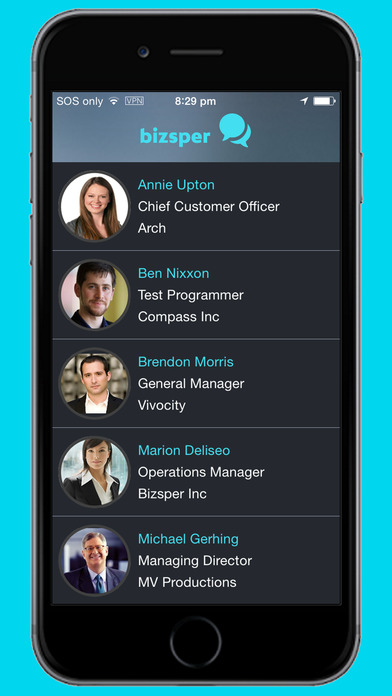 Bizsper Business Chat screenshot 3