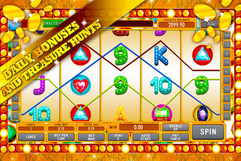 Lucky Diamond Ace Slots: Win double rewards, bonuses and daily coins screenshot 3